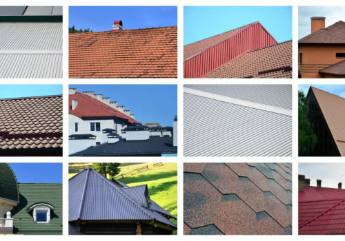 What are the three main types of roofs?